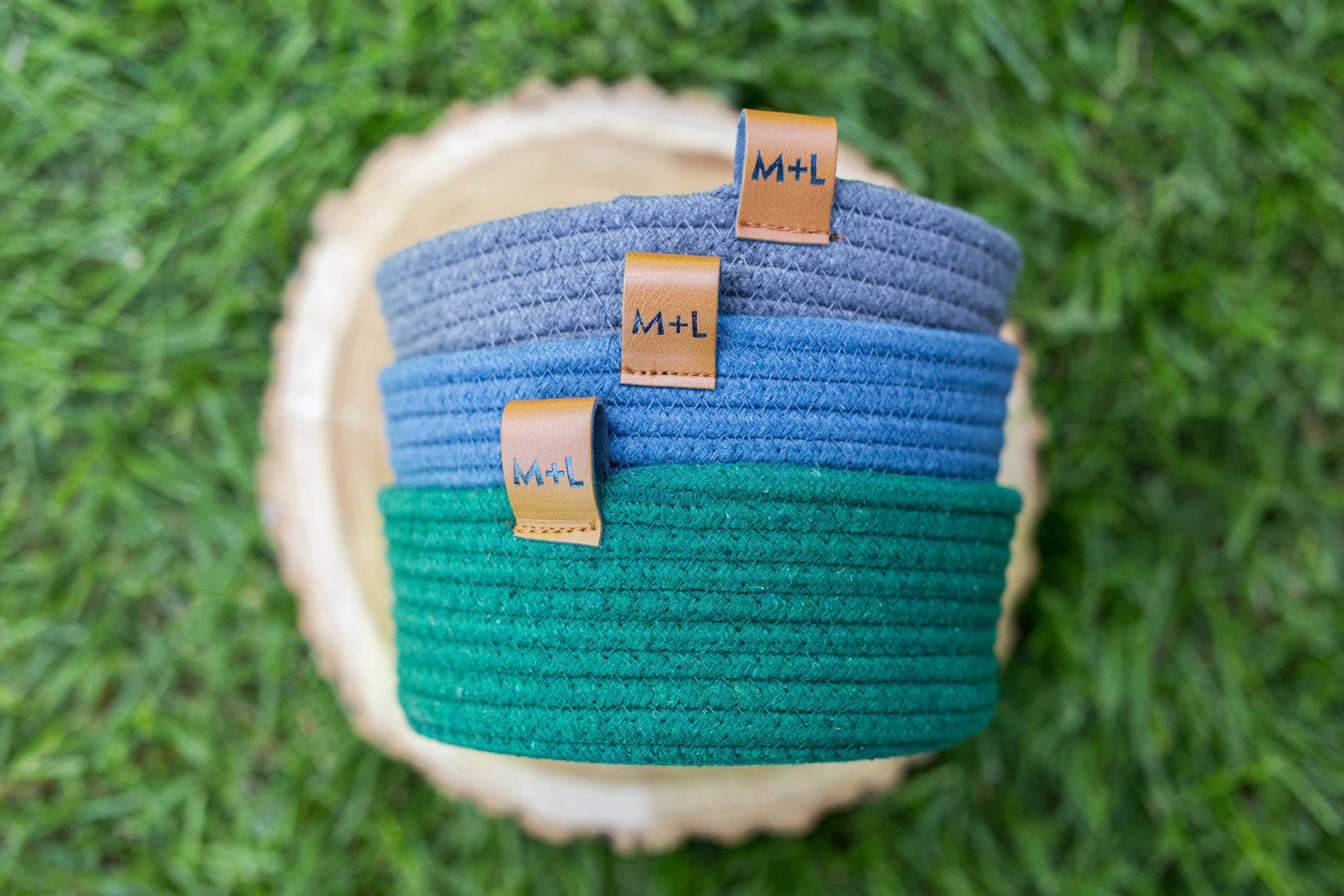 Maple and Lark Promise Rope Basket: Multiple Colors