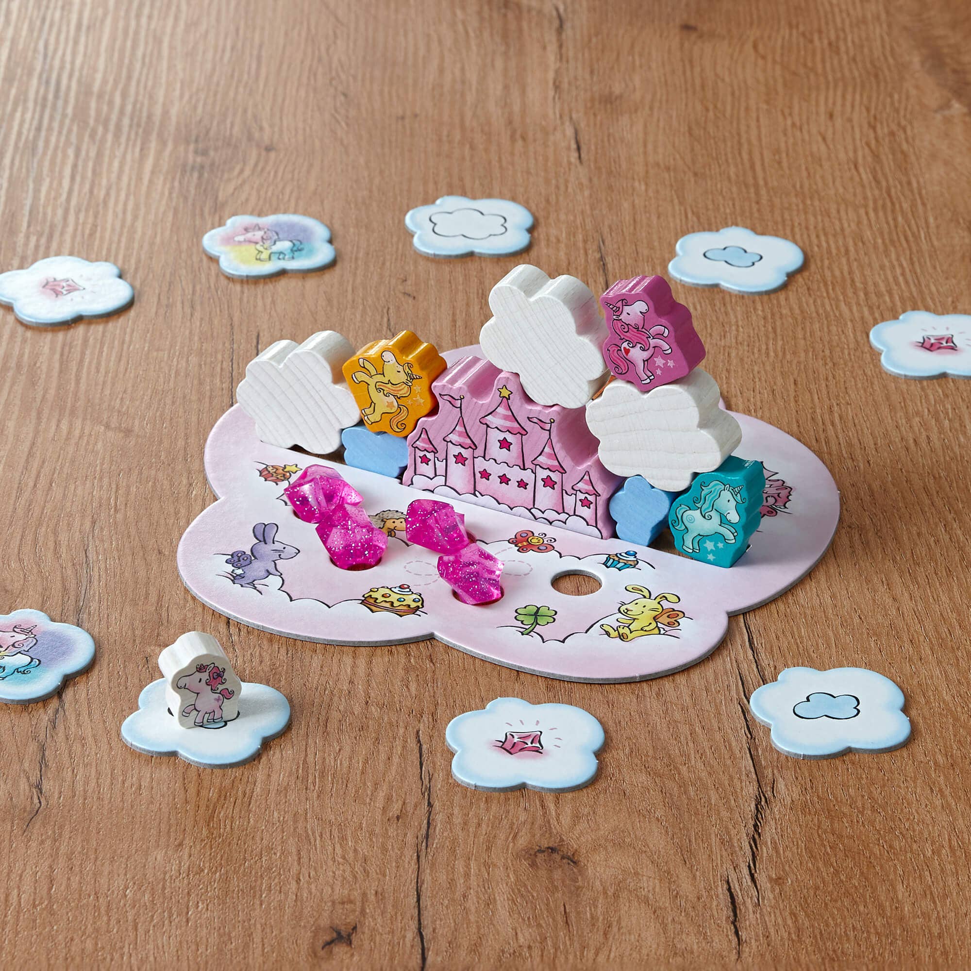 Haba Unicorn Glitterluck - Cloud Stacking