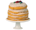 Load image into Gallery viewer, Preorder Maileg Party cake and cake stand, Mouse - Off white (Expected Delivery: 5.1.26)