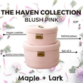 Load image into Gallery viewer, Maple and Lark The Haven Basket Collection: Blush or Natural Jute