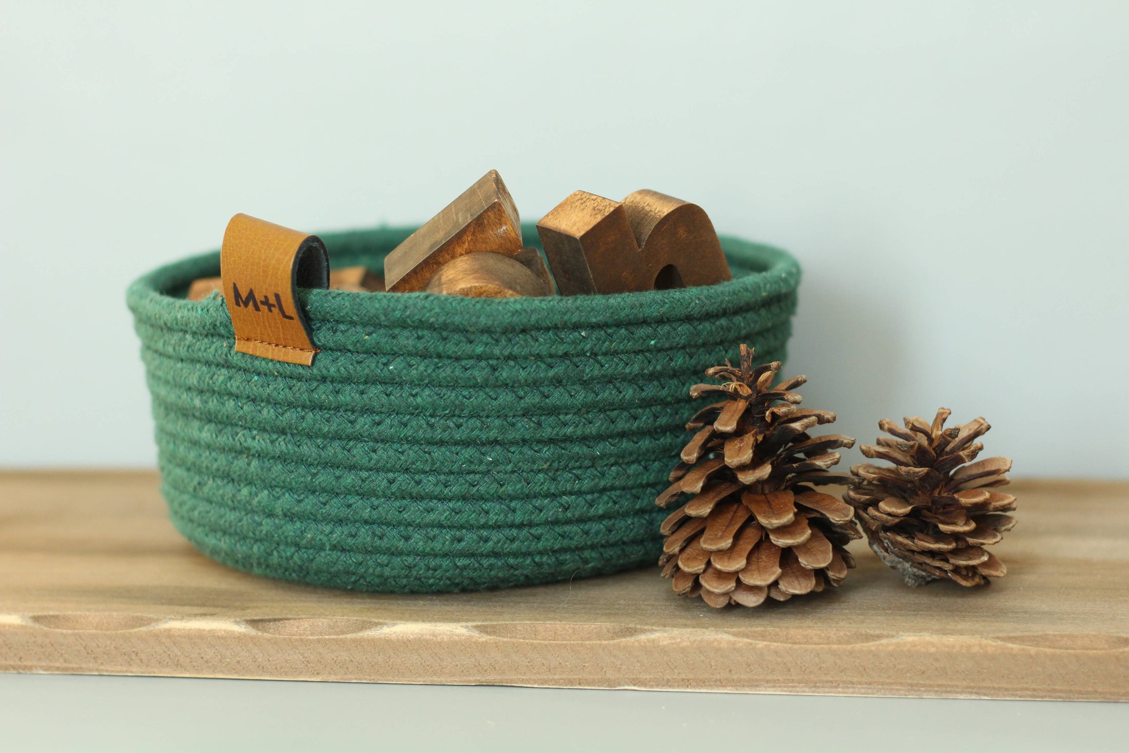 Maple and Lark Promise Rope Basket: Multiple Colors