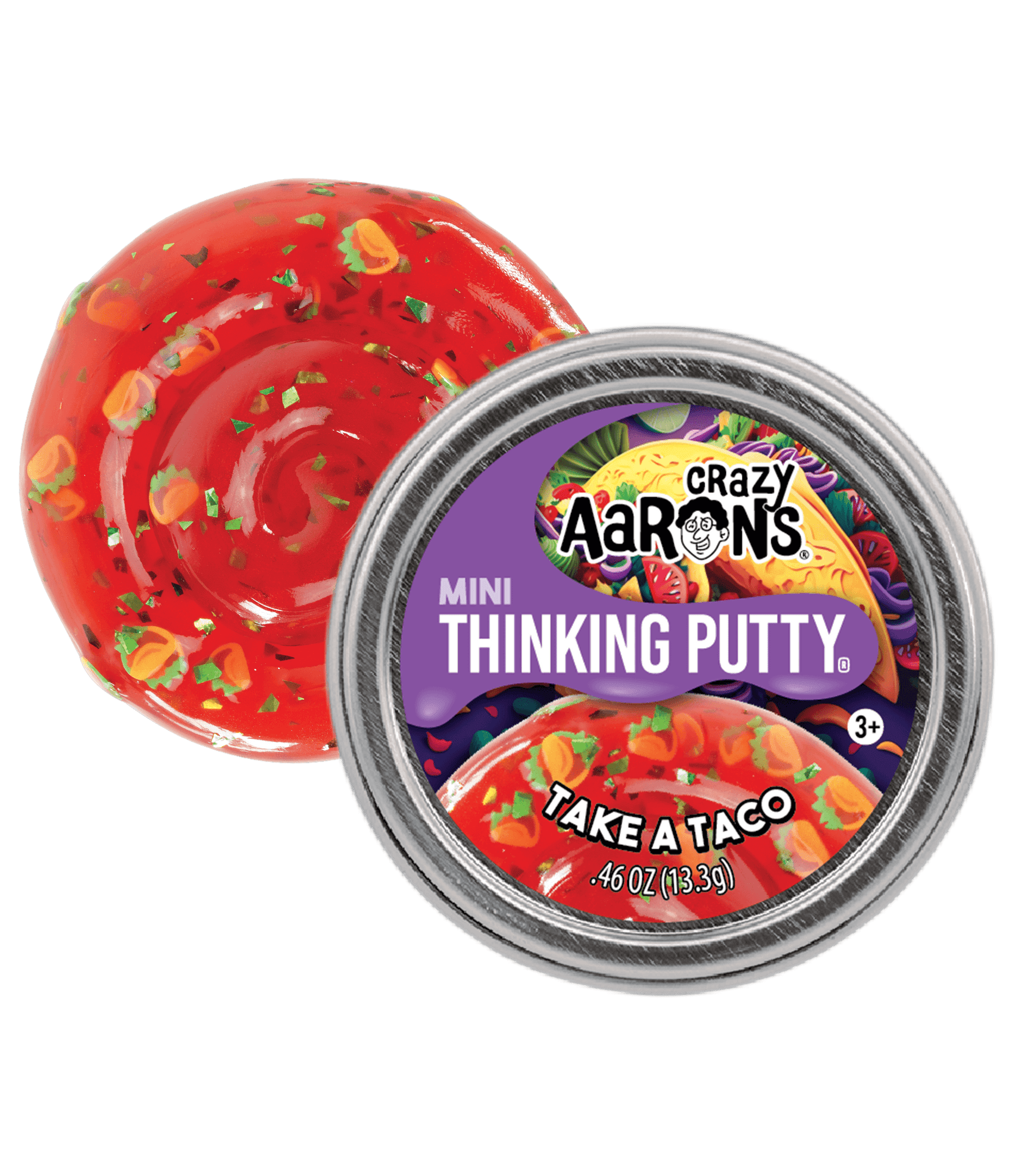 Crazy Aaron's Mini Take A Taco Thinking Putty Tin