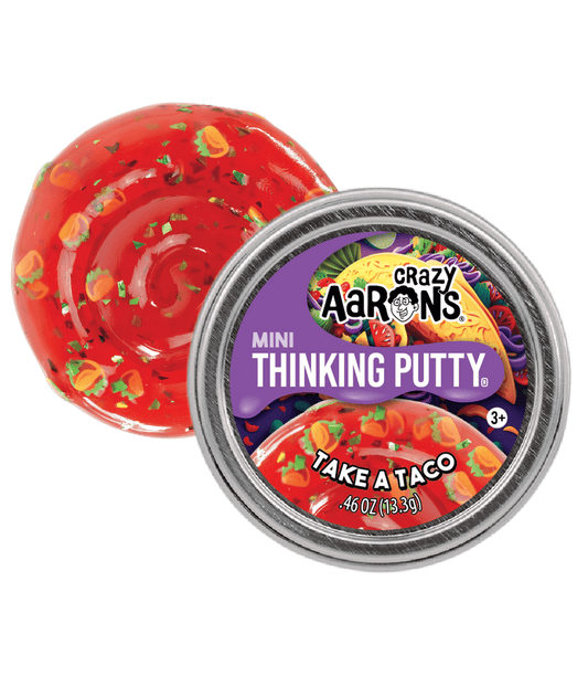Crazy Aaron's Mini Take A Taco Thinking Putty Tin