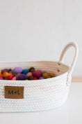 Load image into Gallery viewer, Maple and Lark Gather Rope Basket: Heathered Gray