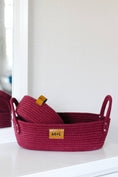 Load image into Gallery viewer, Maple and Lark Gather Rope Basket: Heathered Gray