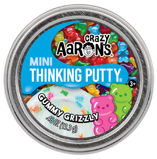 Crazy Aaron's Mini Gummy Grizzly Thinking Putty Tin