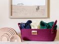 Load image into Gallery viewer, Maple and Lark Gather Rope Basket: Heathered Gray