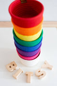 Load image into Gallery viewer, Maple and Lark The Bitsy Basket: Rainbow Set