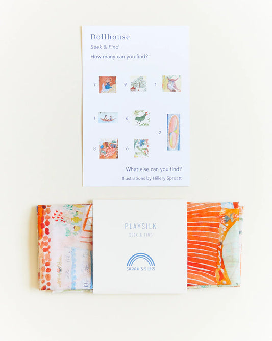 Sarah's Silks Seek & Find Dollhouse Playsilk