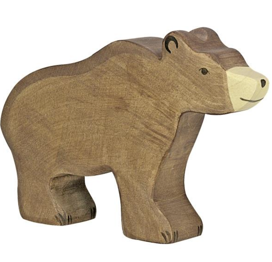 Holztiger Brown Bear European Wooden Toy