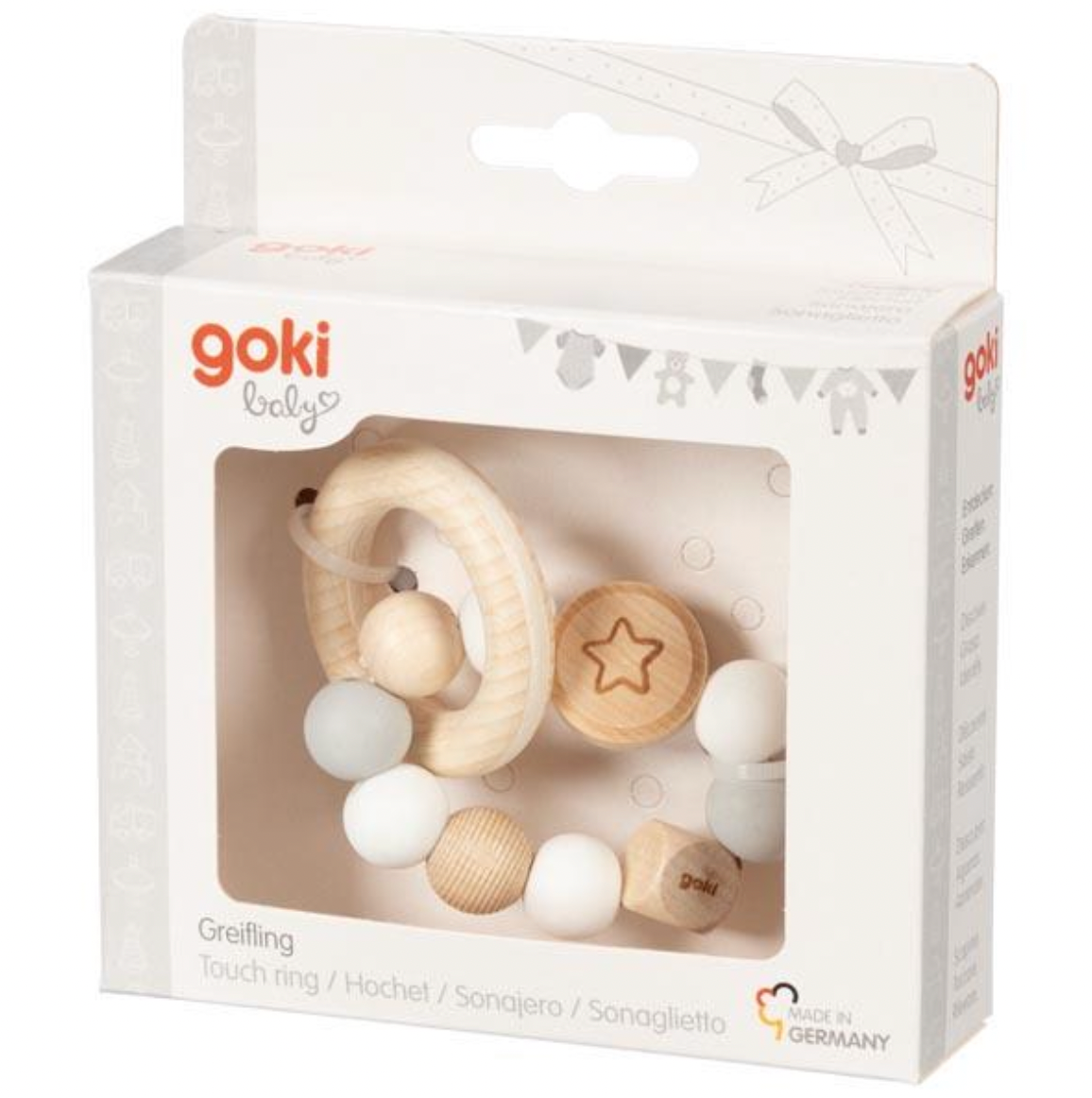Goki Elastic Star Grasping Ring (Blue or Gray)