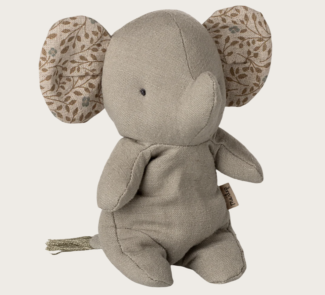 Preorder Maileg Safari friends, Elephant, Mini - Iron Grey (Expected Delivery 11.15.2025)