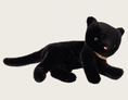 Load image into Gallery viewer, Preorder Maileg Sleeping kitten plush, Medium - Grey or Black (Expected Delivery 11.15.2025)