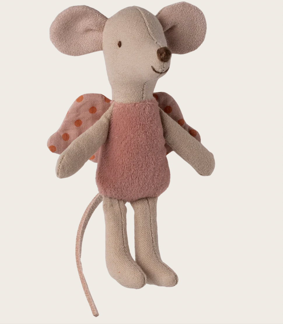 Maileg  Fairy mouse, Little - Powder, Rose, or Mint