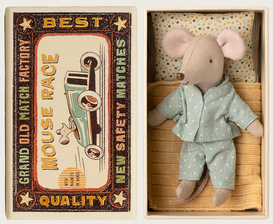 Preorder Maileg  Little brother mouse in matchbox (Expected Delivery 11.1.2025)