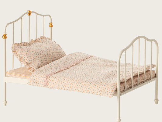 Maileg Vintage bed, Mouse - Off white