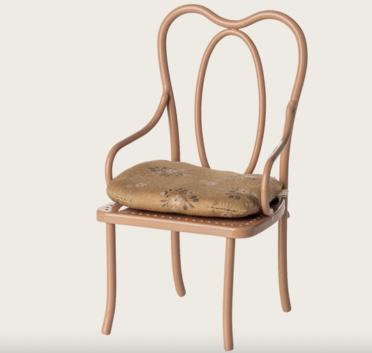 Maileg Vintage chair, Mini - Dark powder