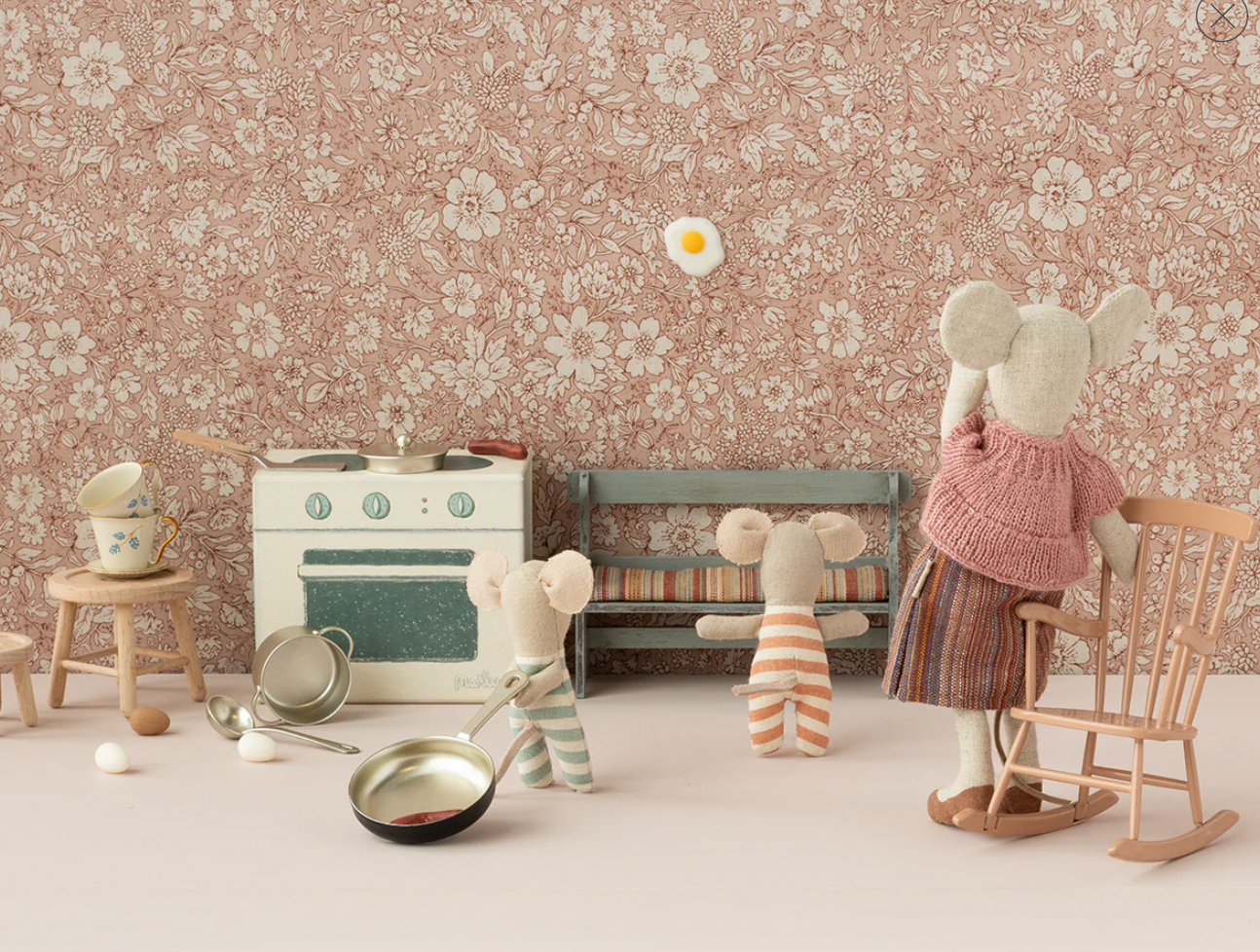Maileg Cooking Set, Mouse