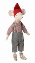 Load image into Gallery viewer, Maileg Christmas Mouse Medium (Boys and Girl)