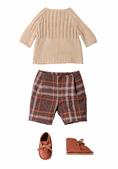 Load image into Gallery viewer, Preorder Maileg Rabbit, Size 4 - Classic - Pants and knitted sweater (Or Outfit Only) (Expected Delivery: 11.1.26)