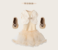 Load image into Gallery viewer, Maileg Ballet suit and skirt Size 3 (Cream or Rose)