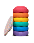Load image into Gallery viewer, Stapelstein Super Confetti Rainbow Set classic