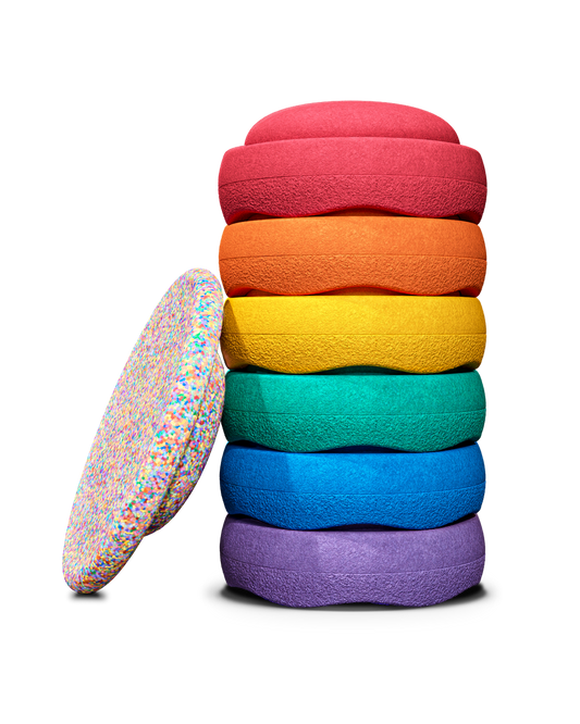 Stapelstein Super Confetti Rainbow Set classic