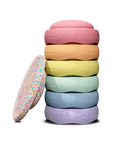 Load image into Gallery viewer, Stapelstein Super Confetti Rainbow Set pastel