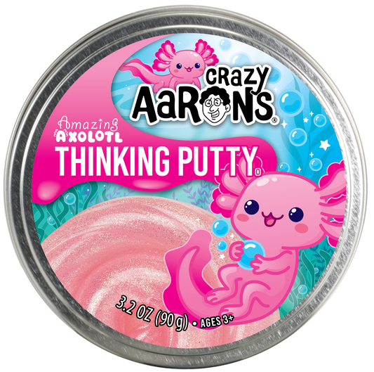 Crazy Aaron's Amazing Axolotl Thinking Putty Tin