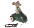 Load image into Gallery viewer, Maileg Mouse Car (Dark Green, Coral or Dark Powder)