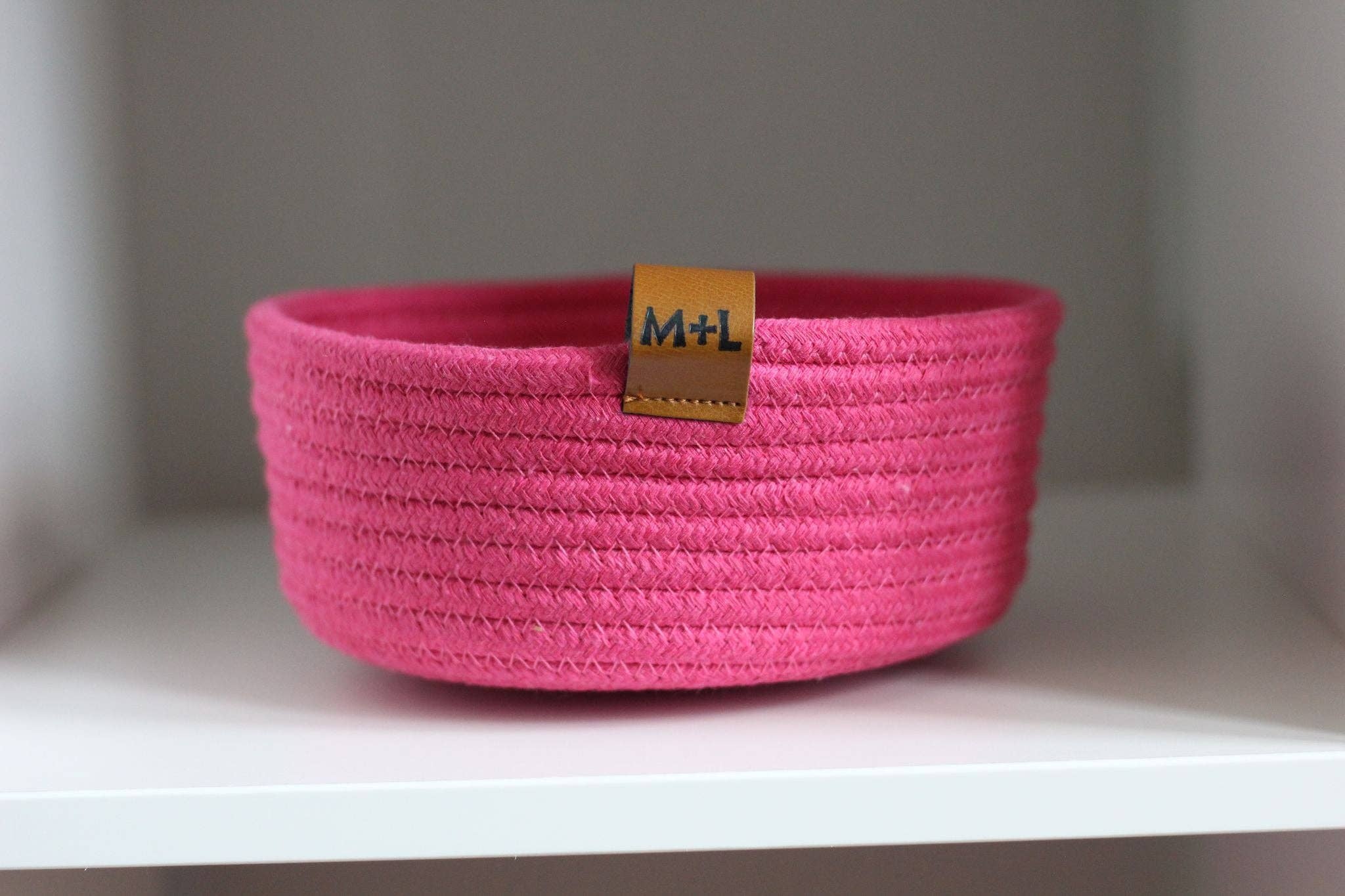 Maple and Lark Promise Rope Basket: Multiple Colors