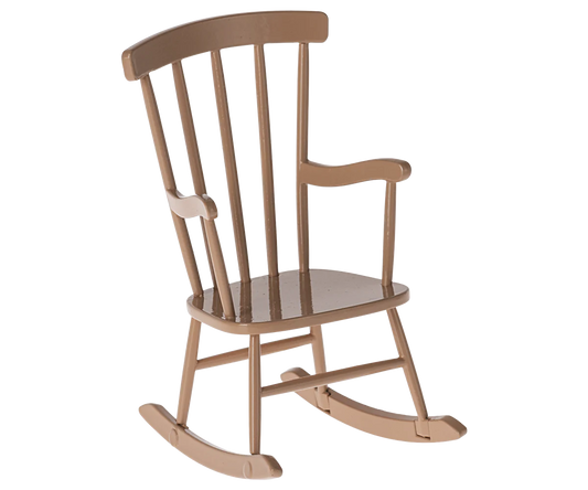 Maileg Rocking chair, Mouse - Dark Powder