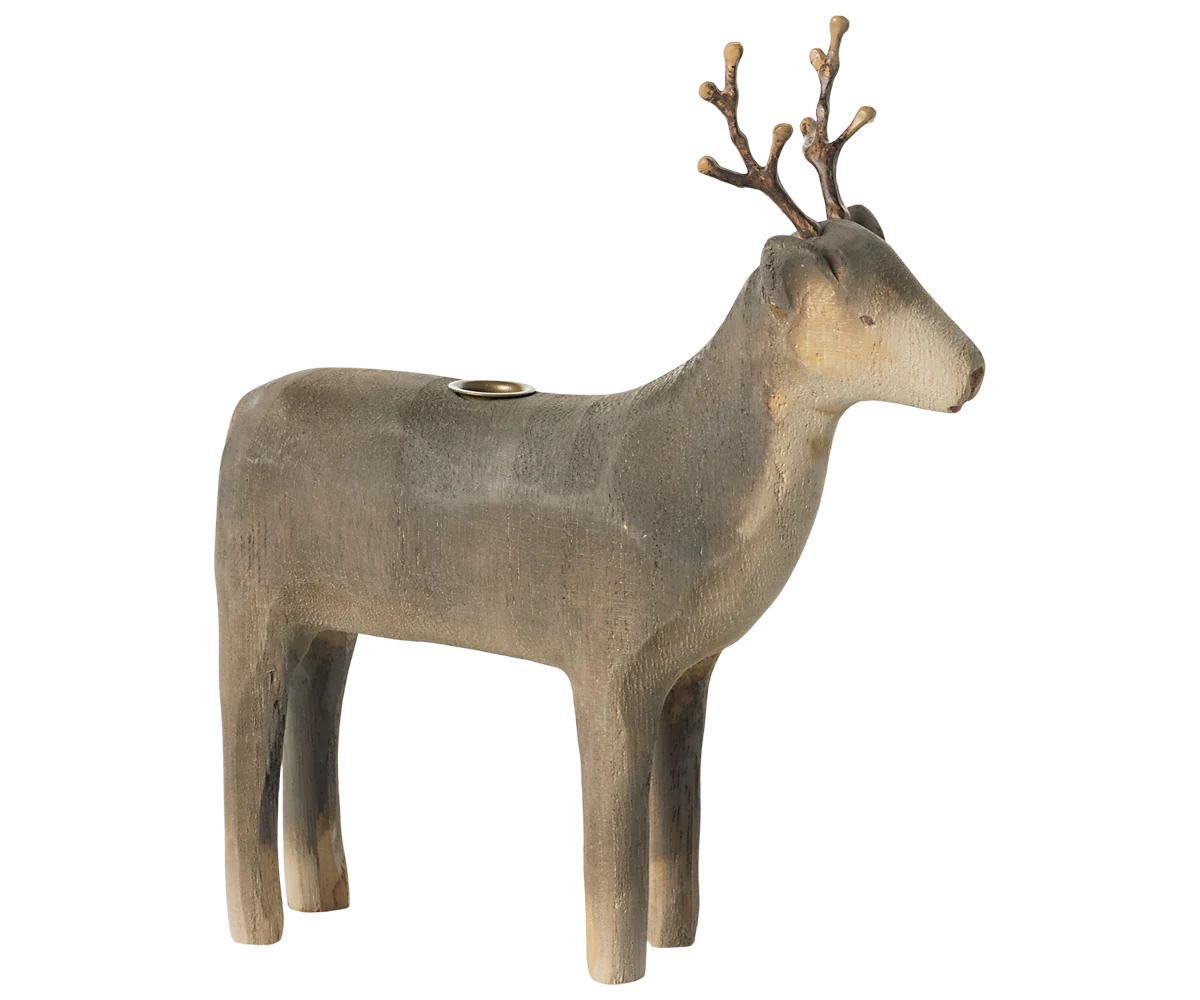 Maileg Reindeer Candle Holder (Small, Medium, or Large)