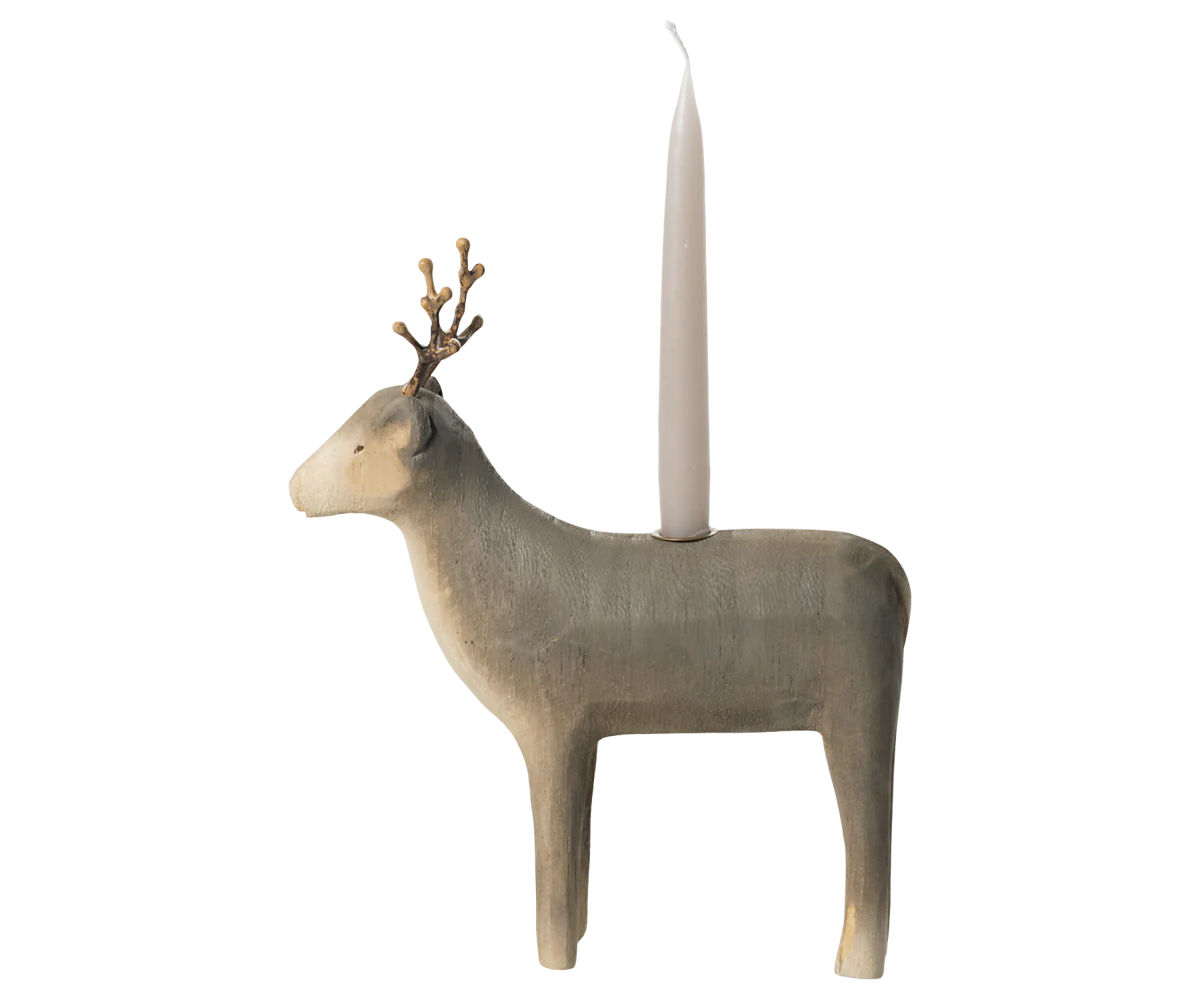 Maileg Reindeer Candle Holder (Small, Medium, or Large)