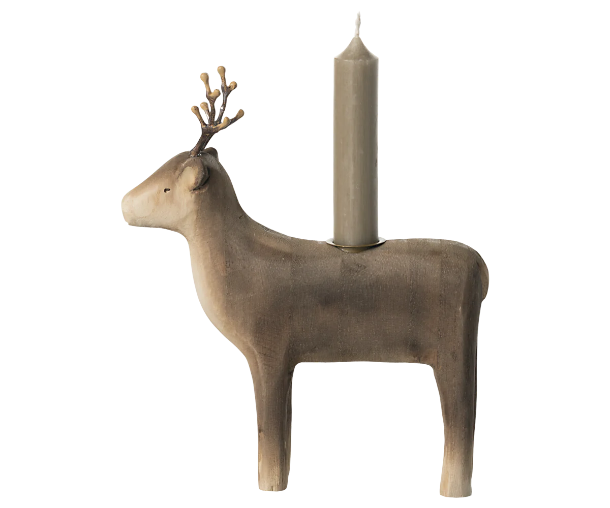 Maileg Reindeer Candle Holder (Small, Medium, or Large)
