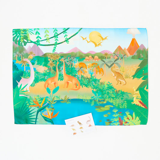 Sarah's Silks Seek and Find Dinosaur Playsilk
