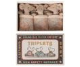 Load image into Gallery viewer, Preorder Maileg Triplets, Baby mice in matchbox - Checker (Expected Delivery: 6.1.26)