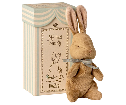 Maileg My First Bunny- Off White or Light Blue