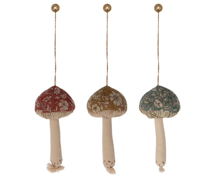 Maileg Mushroom ornament (1 ornament) - Multiple Designs
