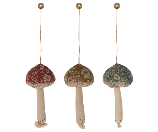 Maileg Mushroom ornament (1 ornament) - Multiple Designs