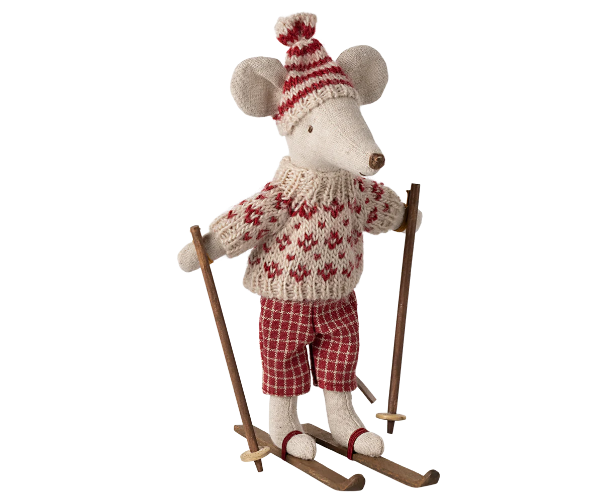 Maileg Winter Mouse Ski Set (Mum/Dad)