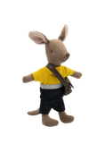 Load image into Gallery viewer, Rugaroo The Postie | Kangaroo Doll with bag in Post Box
