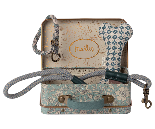 Maileg Puppy supply, Accessories (Blue or Rose)