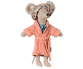 Load image into Gallery viewer, Maileg Bathrobe (Coral and Dusty Blue)