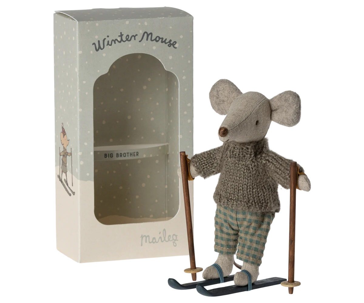 Maileg Winter Mouse Ski Set (Big Sister/Big Brother)