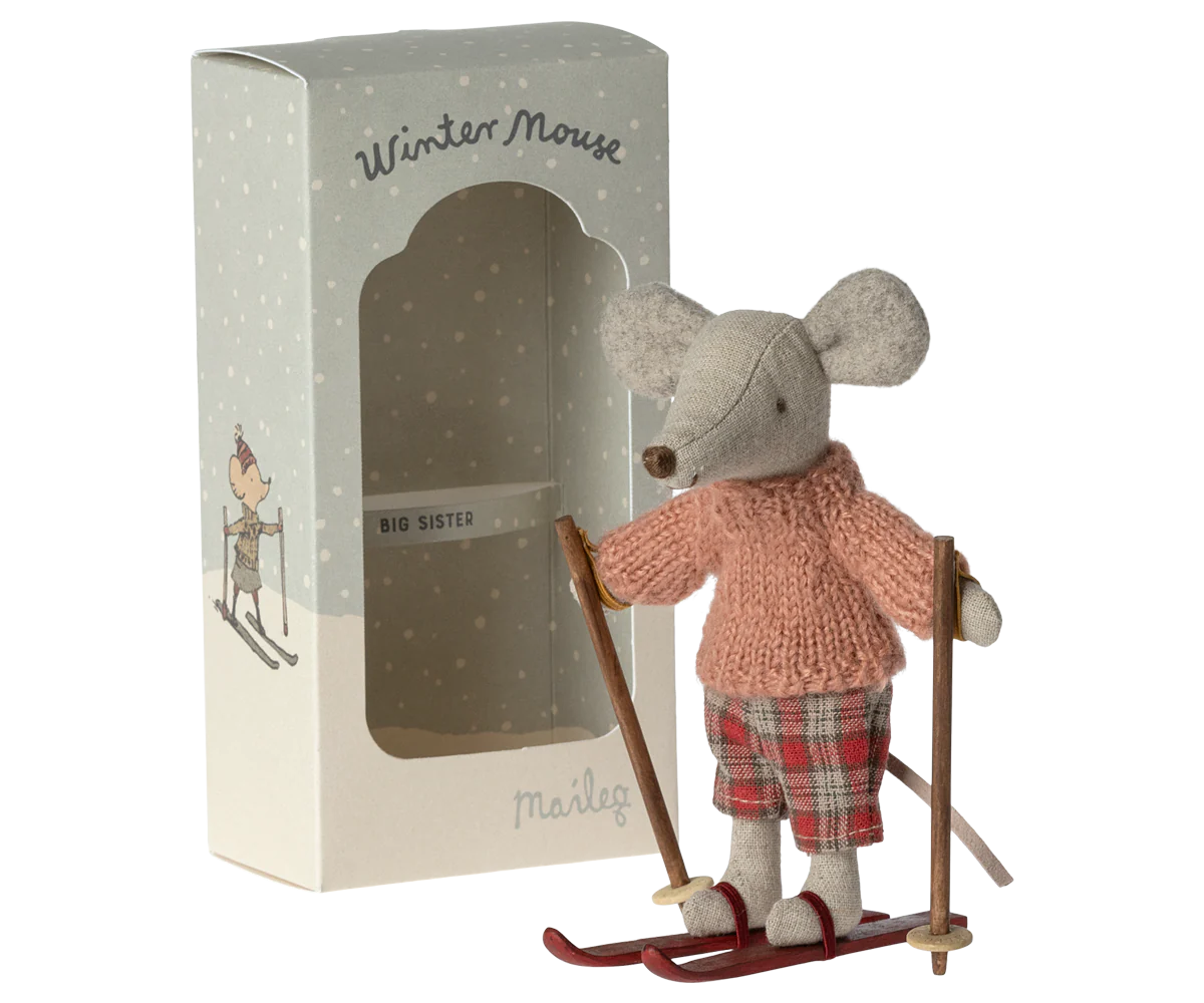 Maileg Winter Mouse Ski Set (Big Sister/Big Brother)