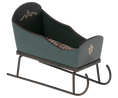 Load image into Gallery viewer, Maileg Mouse Sleigh (Green or Red)