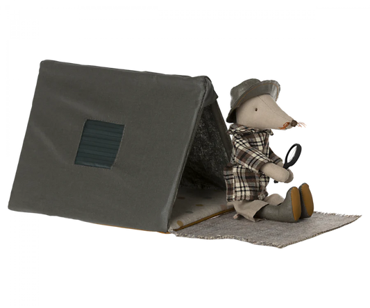 Maileg Happy Camper Single Tent, Mouse
