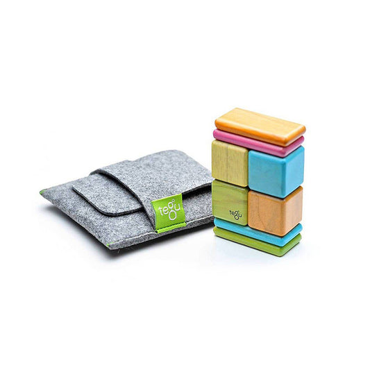 Tegu Magnetic Blocks Travel Toy For Kids Original Pocket Pouch