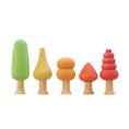 Load image into Gallery viewer, Ocamora Forest Trees In Warm Rainbow Colors Quality European Wooden Toys